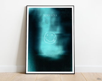 Nirvana Poster • Kurt Cobain Poster • Dave Grohl • Nevermind  Poster • A3/A4/A5 • 