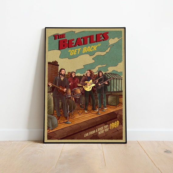 Beatles ポスター 額付 ビンテージ ビートルズ 楽天市場】｢THE BEATLES｣1962~1966超超大型アートポスター(額