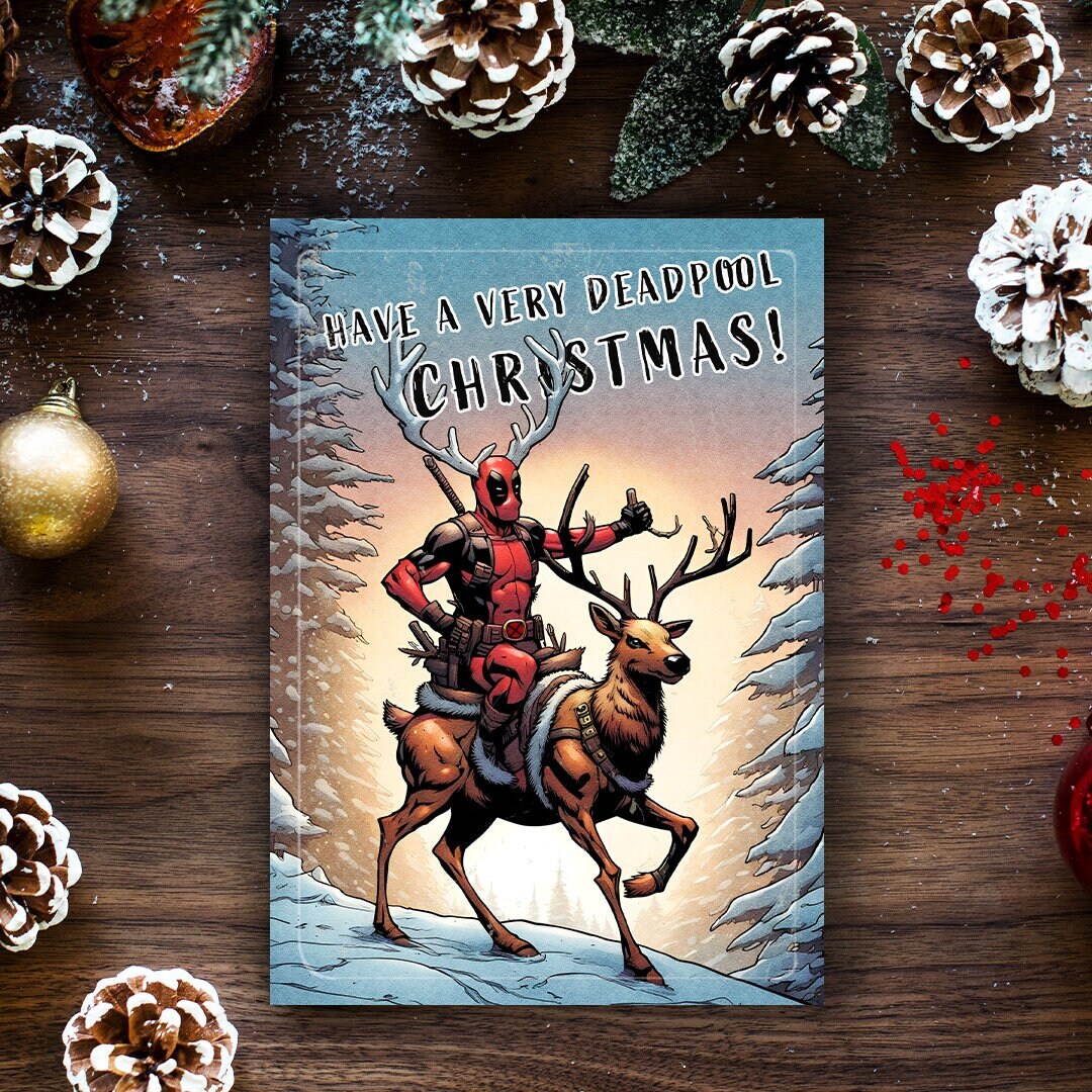 Deadpool Christmas Card 