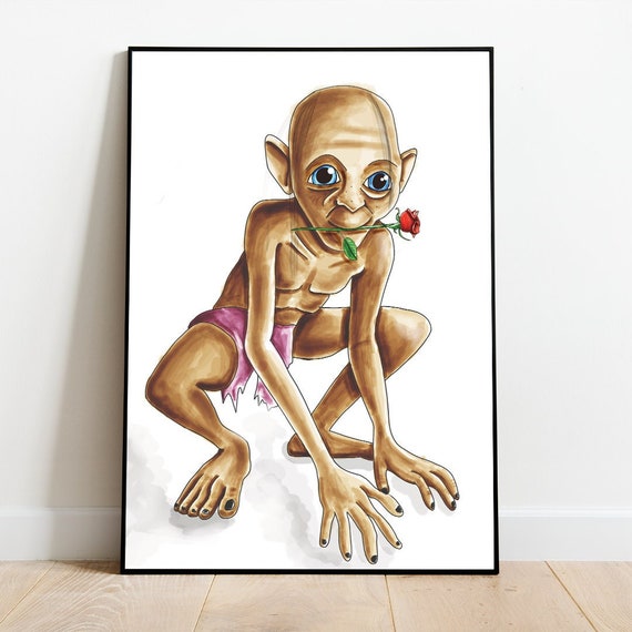 Wall Art Print The Lord of the Rings - Gollum, Gifts & Merchandise