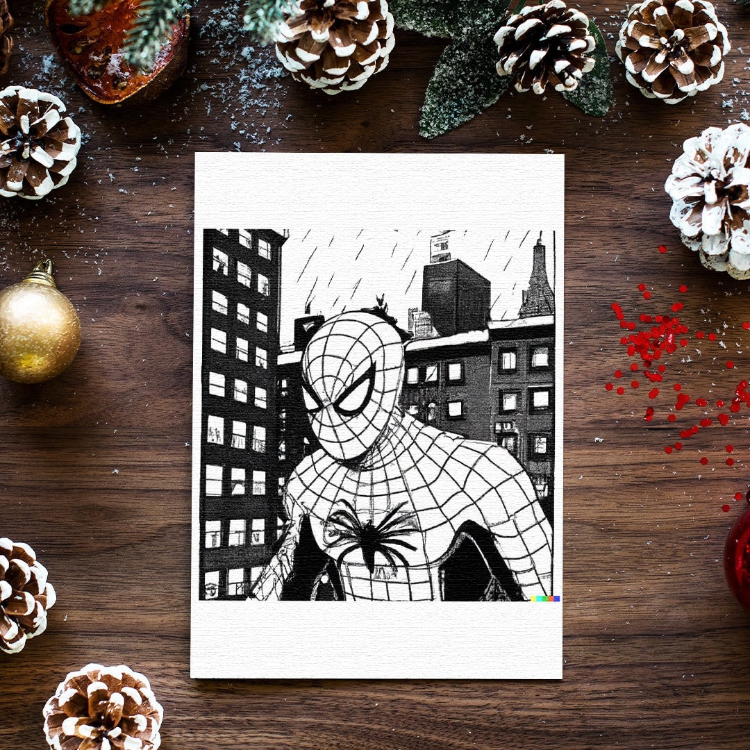 Spiderman Card blank Greeting Card birthday Card marvel - Etsy