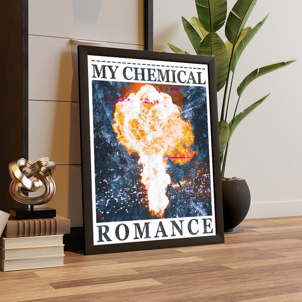 My Chemical Romance Print • MCR Music Poster • Wall Art • Music Poster • Indie Music • Foals Band •  Alternative Posters • EMO Poster