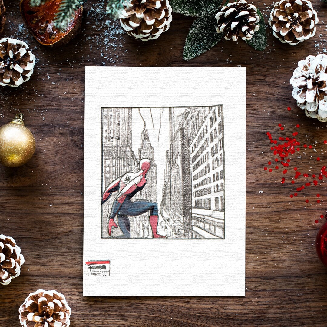 Spiderman Card blank Greeting Card birthday Card marvel - Etsy