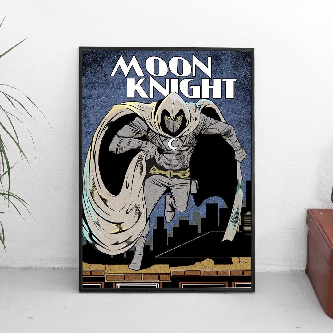 Comics Moon Knight HD Wallpaper Background Paper Print - Comics posters in  India - Buy art, film, design, movie, music, nature and educational  paintings/wallpapers at