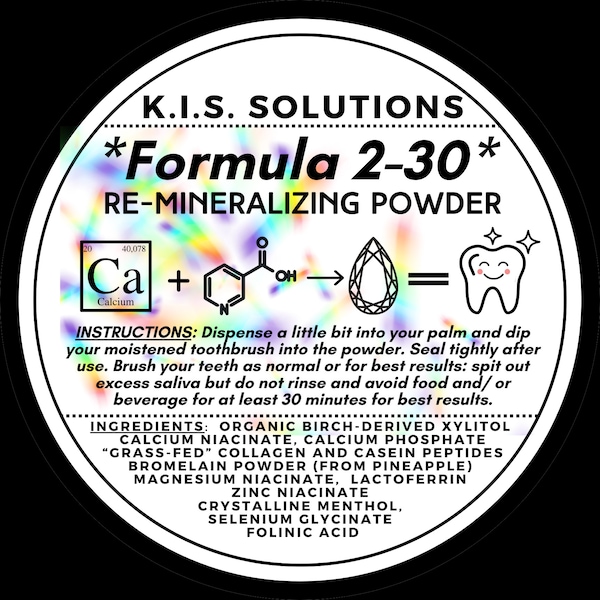 Formula 2-30 Re-Mineralizing Tooth Powder