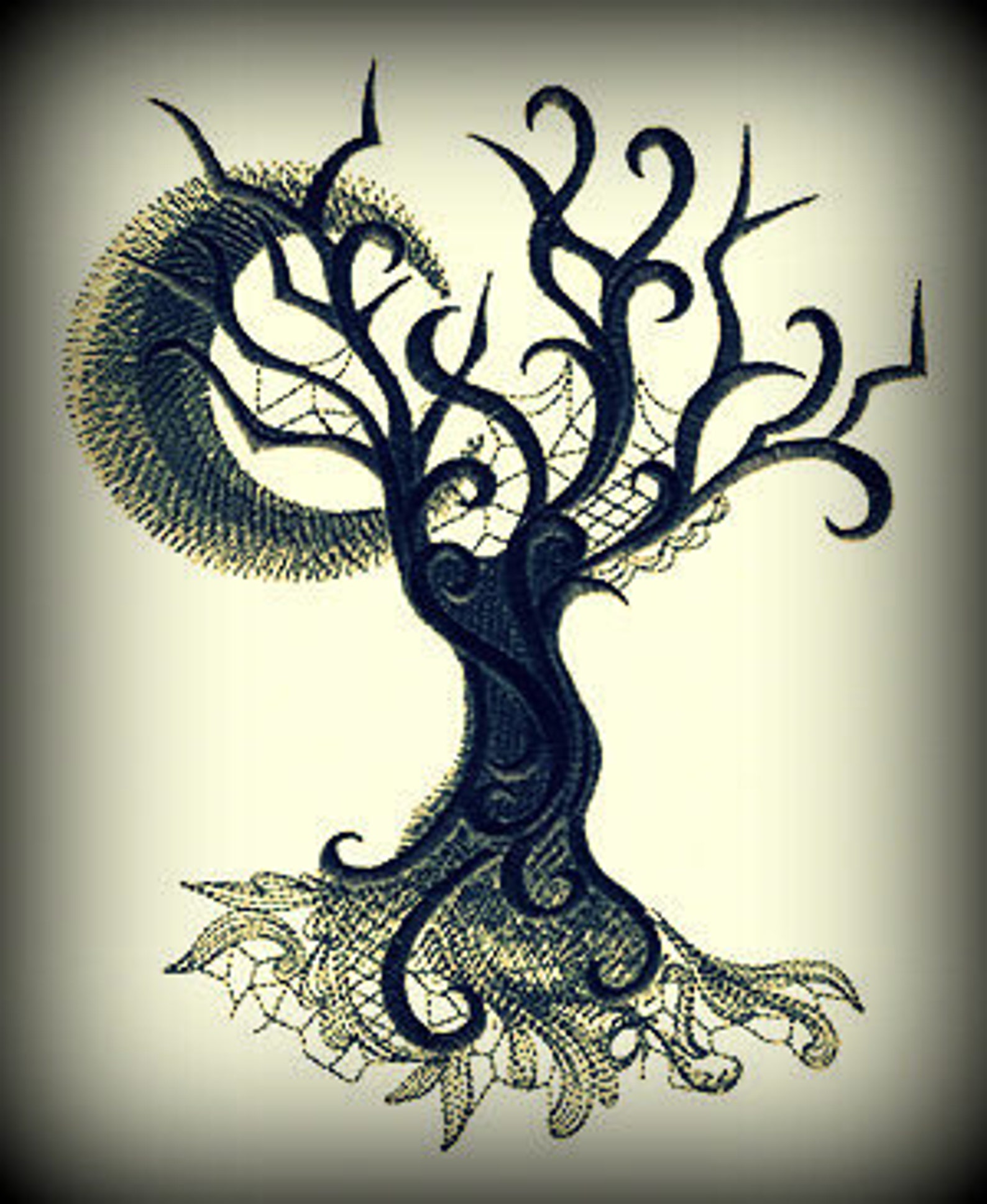 Machine embroidery design Limited edition Gothic style Etsy