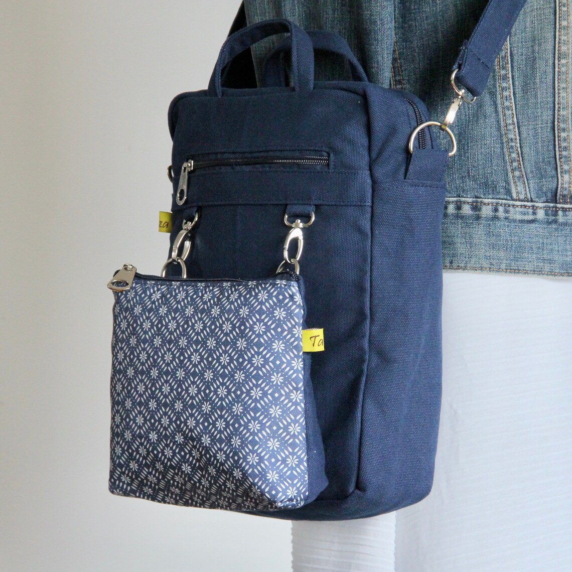 Ita bag 4 in 1 Canvas Crossbody purse Canvas messenger bag Etsy