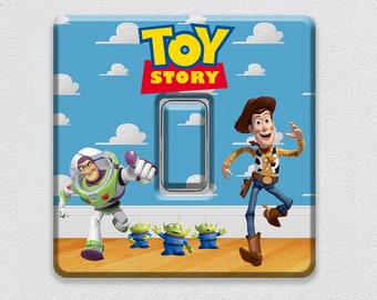 Pegatina para interruptor de luz de Toy Story / Decoración para habitación infantil