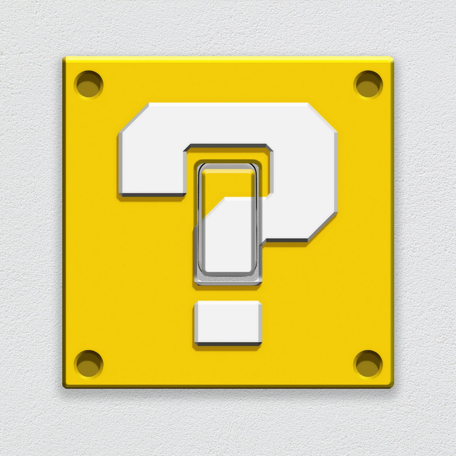 Super Mario Question Mark Box Light Switch Sticker UK - Etsy