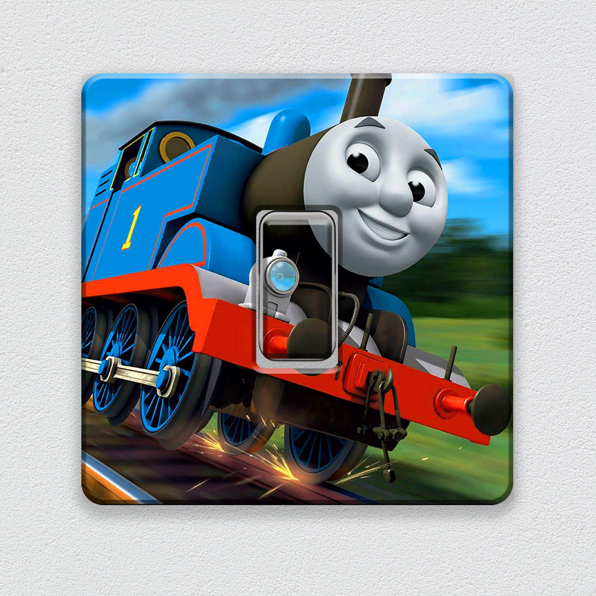Thomas the Tank Engine Light Switch Sticker UK - Etsy UK Thomas the Tank Engine Light Switch Sticker UK - Etsy UK