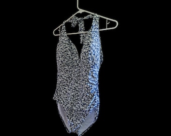 Swimsuit bathing one piece Floral Ralph Lauren Size 12