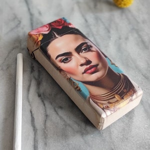 Personalized Birthday Gift Smoker - Slim Cigarette Case, Handmade Wooden Box, Mother/Girlfriend Gift