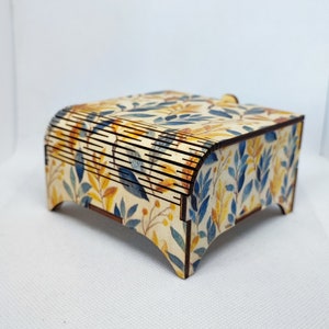 Memory box gift box for jewelry, memory box baby - casket treasure chest