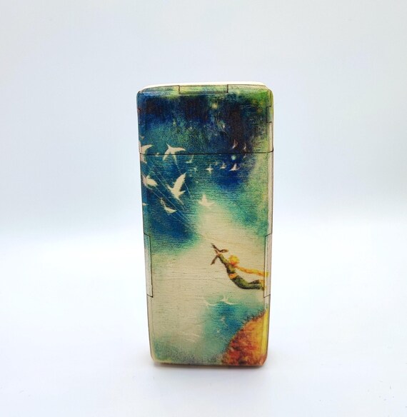 hand rolled cigarette case Little Prince Cigarette Case for Slim Cigarettes Gift Box Gift Idea Smoker  Hand-rolled Cigarette