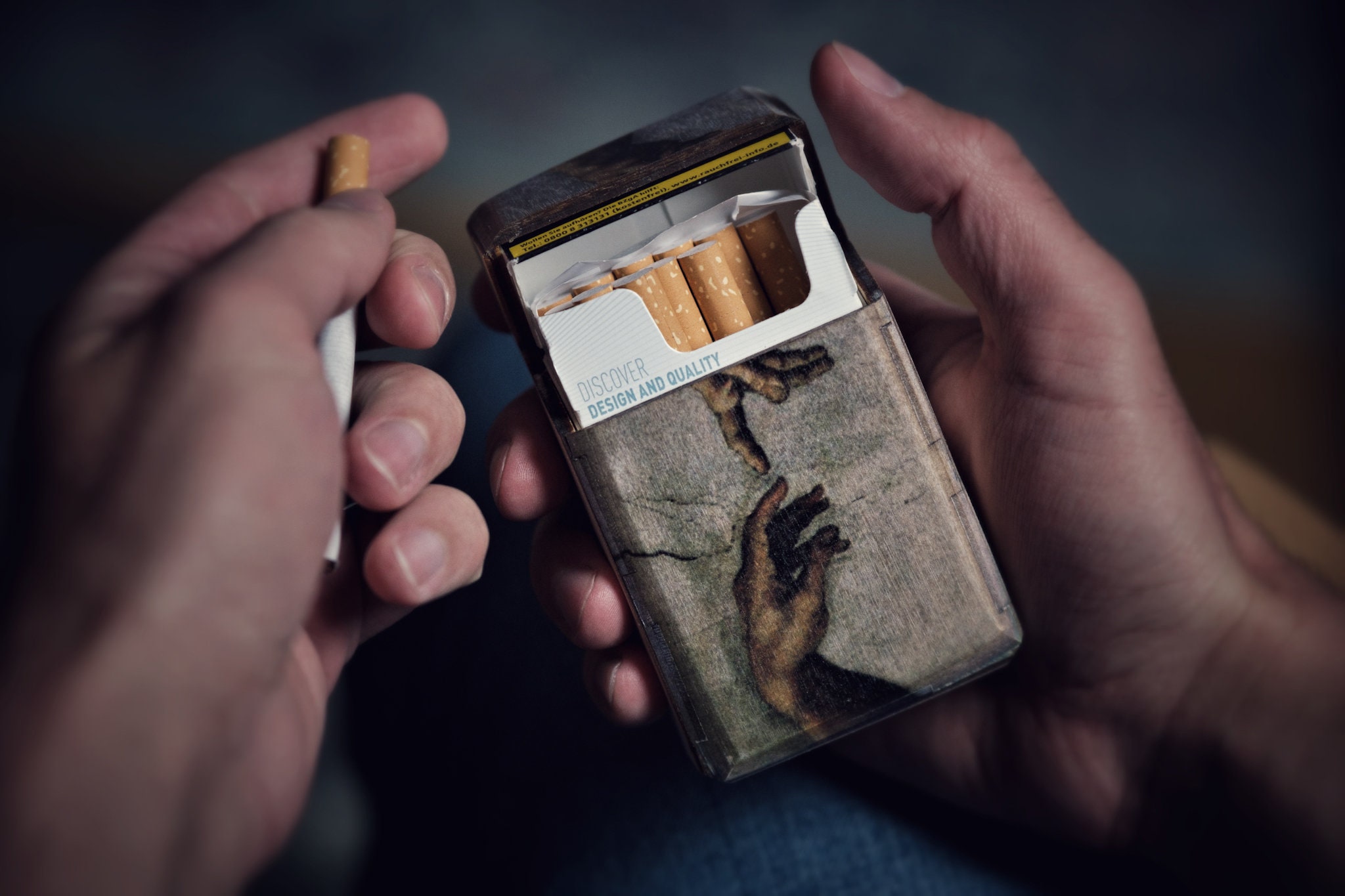 3 Piezas Pitillera, Pitilleras para Cigarrillos, Portátil Caja de  Cigarrillo, Estuche Tabaco de Liar, Elegante Piel Sintética para 20  Cigarrillos