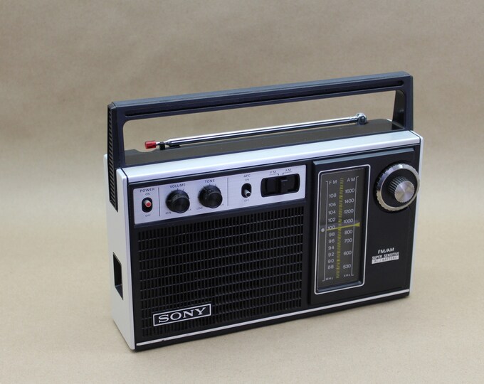 Vintage Sony TFM-7250W Am/fm Radio / WORKING / Portable Lunchbox Radio ...