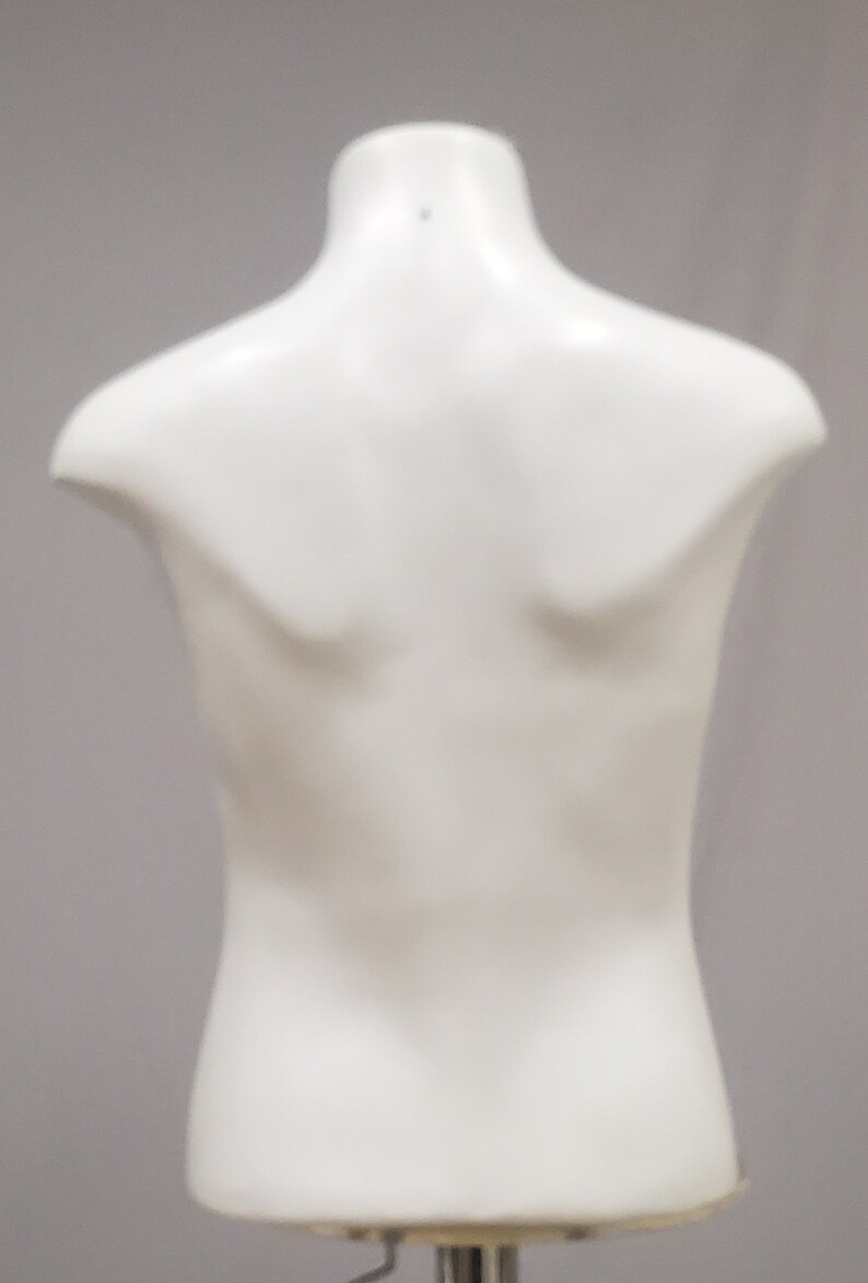 Male Torso Mannequin Form Display Bust 39 Chest White Etsy