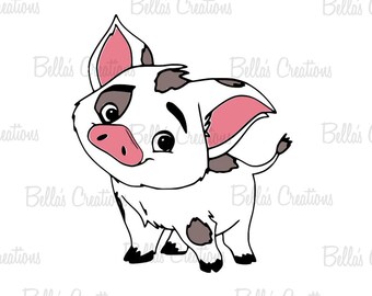 Pua Pig Print Etsy