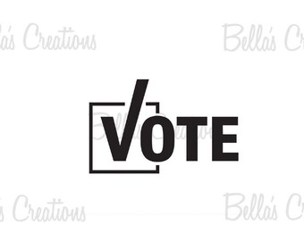 Vote svg Voting files, voting designs