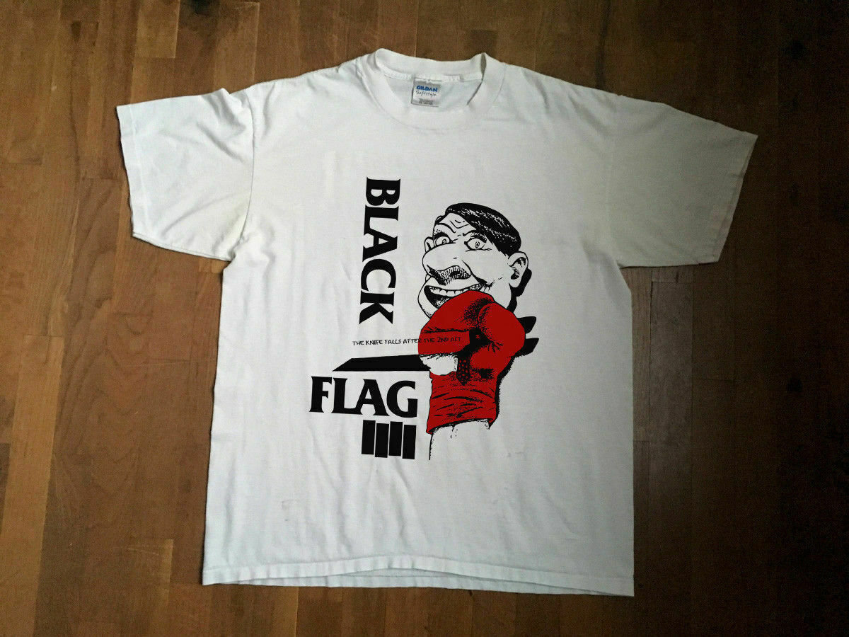 Black Flag - Flyers T-Shirt American Apparel – sstsuperstore