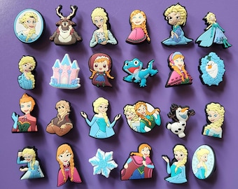 24 adornos de princesa para zapatos de niñas de 4 años en adelante