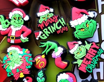 10 adornos navideños para zapatos del Grinch elegidos al azar