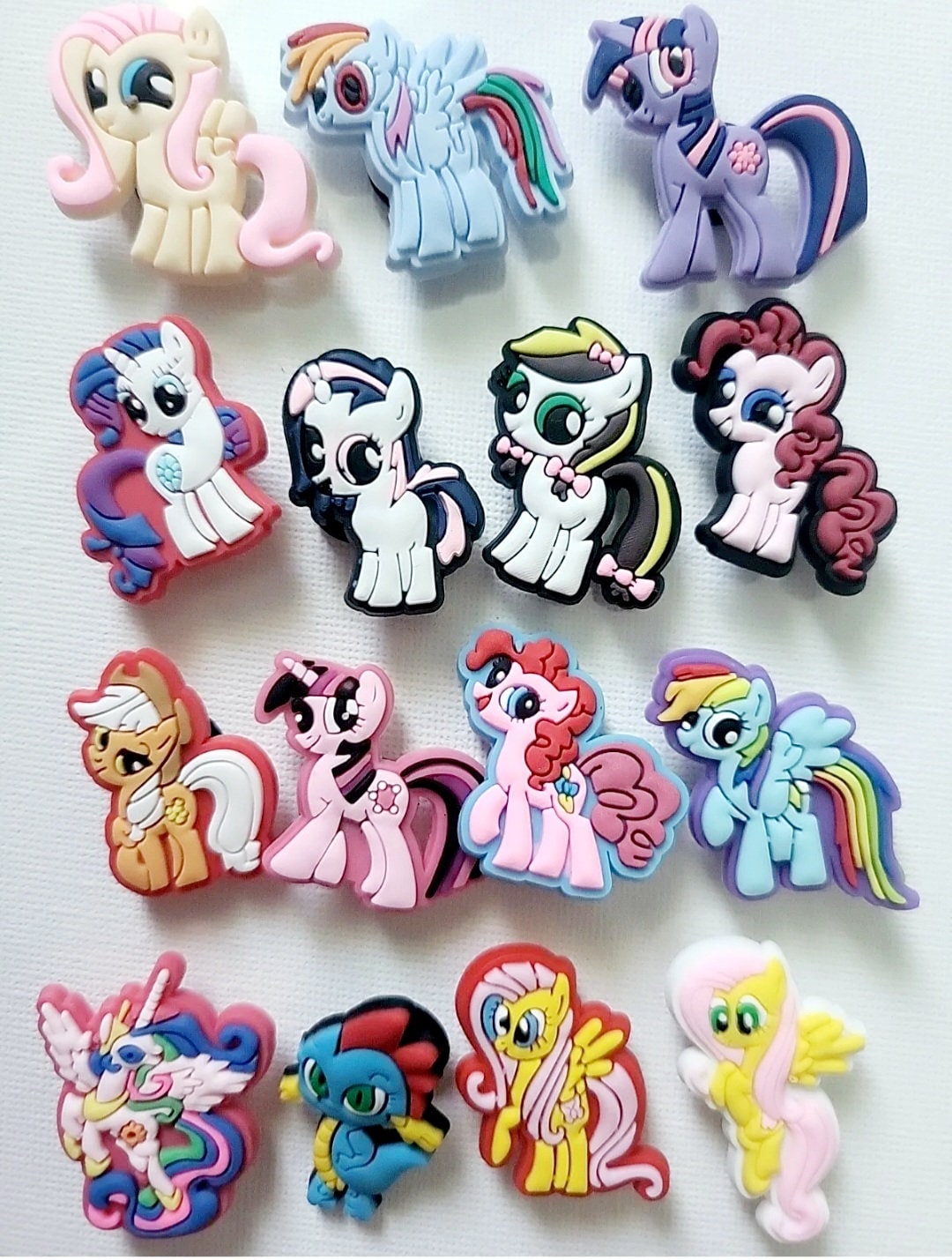 15 Girls Pony Horse shoe charms jibbitz for crocs