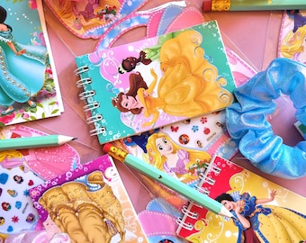 6x Prinzessin vorgefüllte Geburtstags-Party-Tüten Mädchen im Alter von 4-7 Jahren