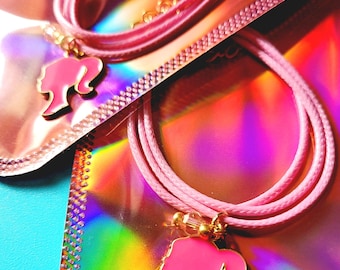6 collares rosas estilo princesa Barbie para rellenar bolsas de fiesta de cumpleaños (para mayores de 5 años)