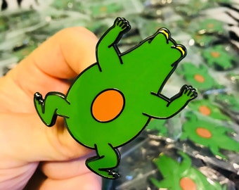 Rana de aguacate - Pin de esmalte duro