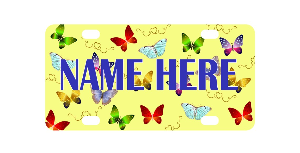 Custom Personalized Mini License Plates Add Child's Name Etsy