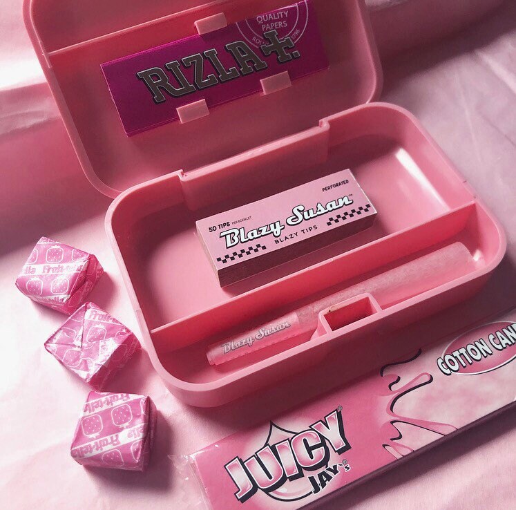 Pink Girly Stoner Aesthetic Stash Box / Kit / gift / Bundle / Etsy