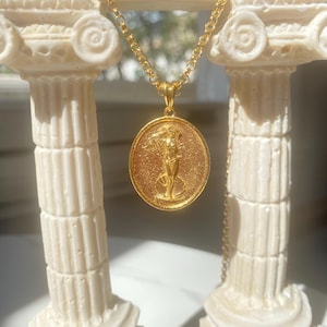 Aphrodite Love Goddess Pendant, Greek Mythology Necklace, Valentines Day Gift For Wife, Personalized Gift For Daughter, Christmas Gift