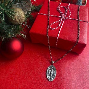 Silver Slavic Pagan Jewelry, Goddess Of Life Ziva Necklace, Grim Reaper Scythe Necklace, Angel Of Death Pendant, Spiritual Jewelry Gift