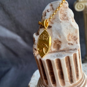 Gold Filled Eye of Horus Pendant: Ancient Egyptian Protection Necklace image 6
