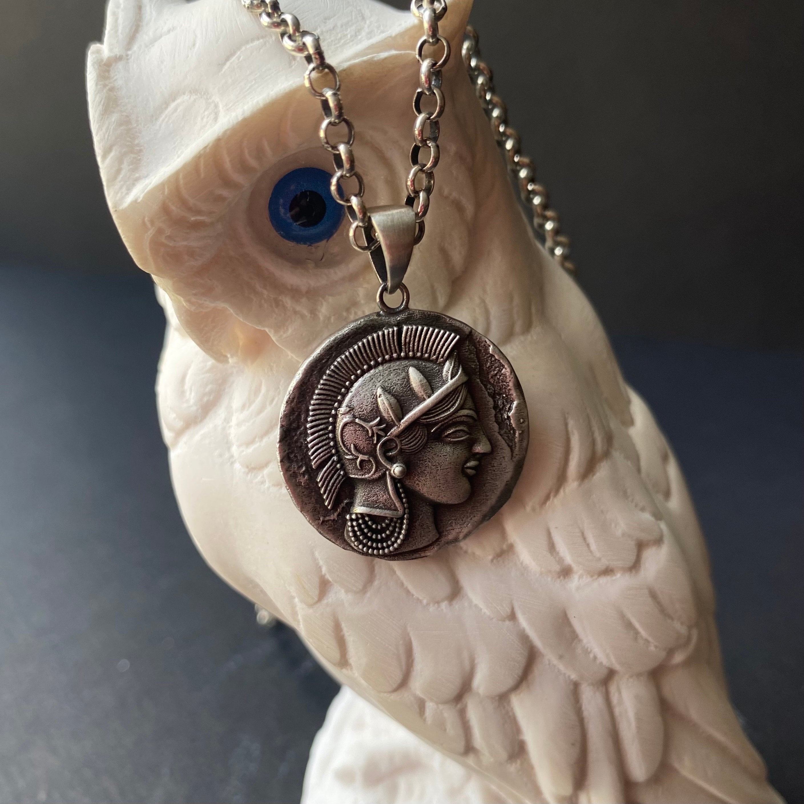ATHENA HALSKETTE SILBER – Göttin Der Weisheit & Klarheit