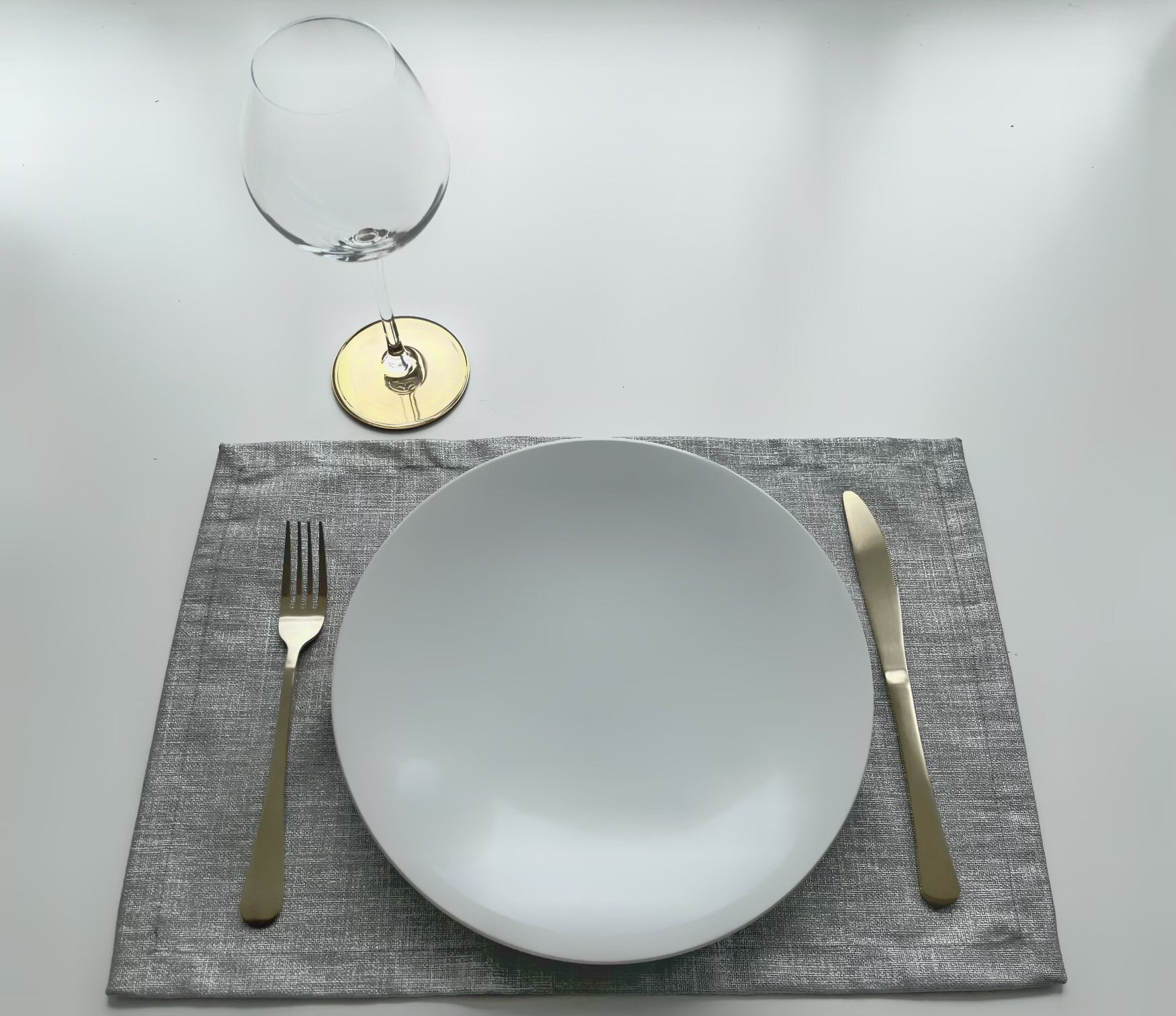 Silver linen placemats handmade Etsy