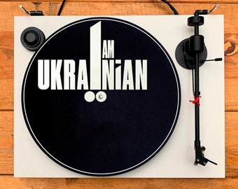 DJ Vinyl Turntable Slipmat // UKRAINIAN