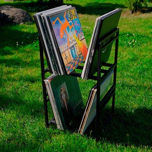 vinyl storage shelf, vinyl storage stand, lp record holder, holder for records