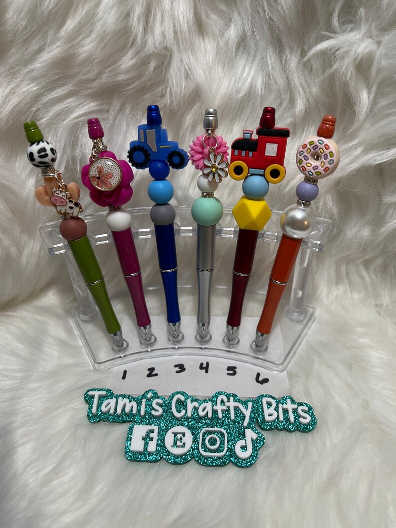 Custom Specialty Focal Bead Pens. Character Beads. Silicone - Etsy