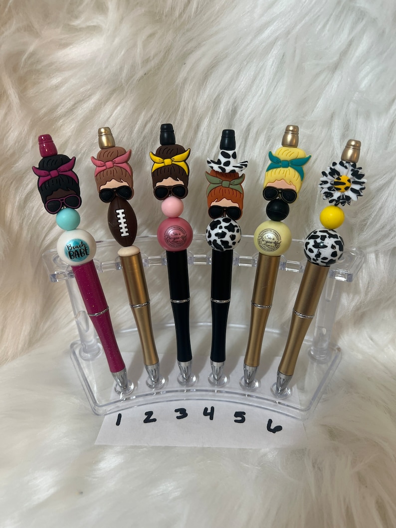 Custom Specialty Focal Bead Pens. Character Beads. Silicone - Etsy