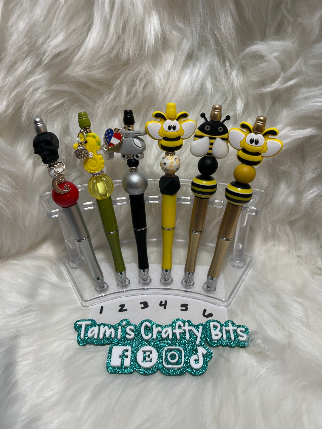 Custom Specialty Focal Bead Pens. Character Beads. Silicone - Etsy