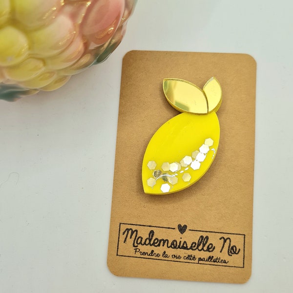 Broche Citron