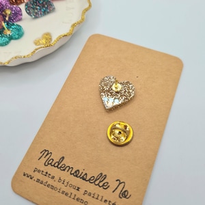 Glitter Heart Pin image 3