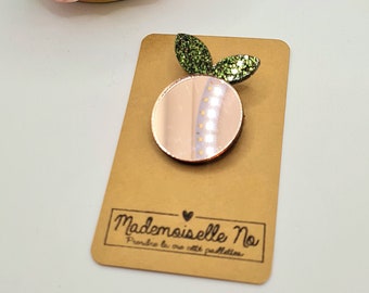 Broche Mandarine