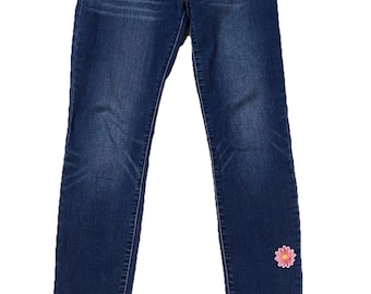 Jean revisité pour femmes, taille 6, porte-bonheur