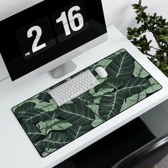 Tropical Jungle Desk Mat Luxury Mouse Pad Modern Etsy
