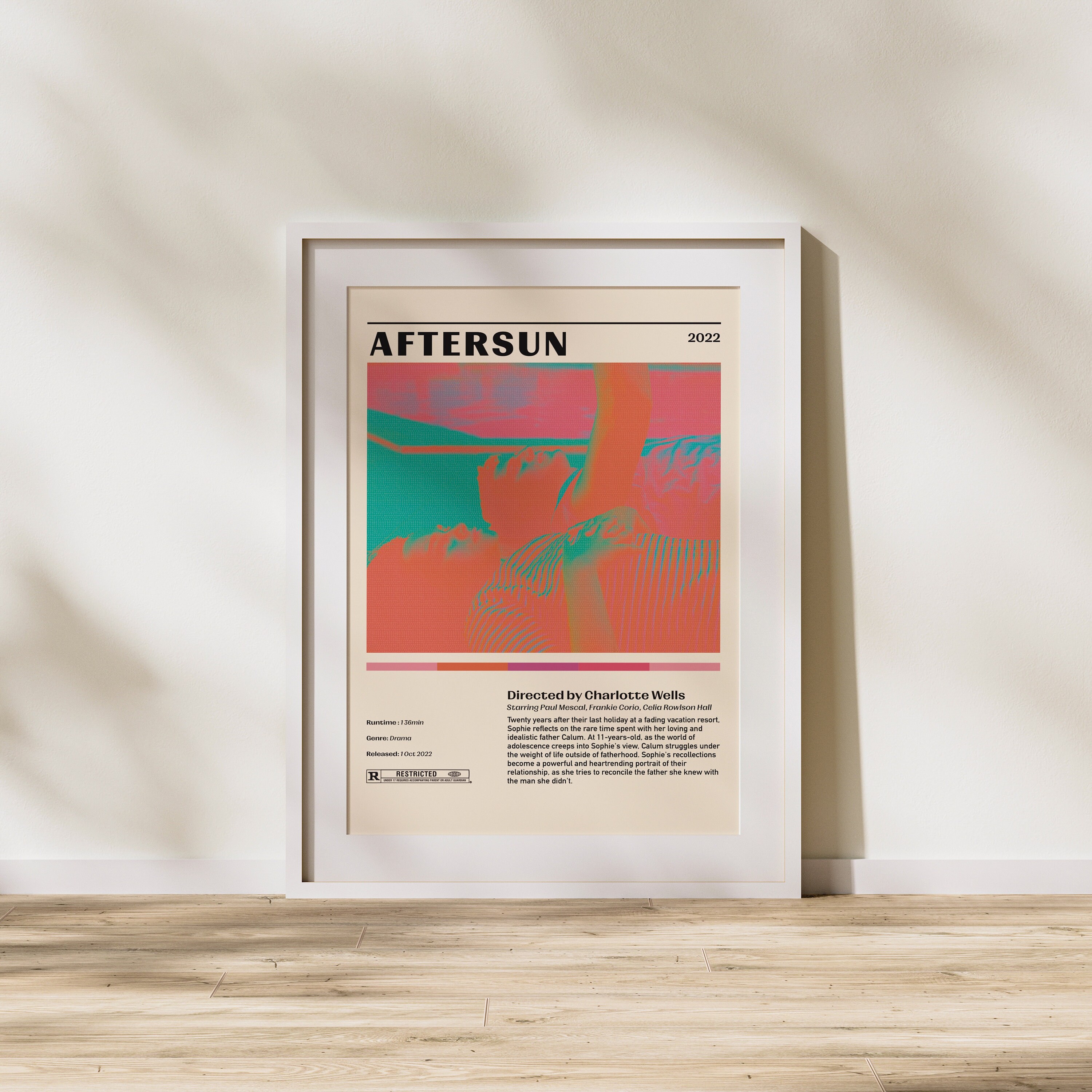 Aftersun 2022 Film Poster PRINTABLE Digital Movie Wall Art Etsy Ireland