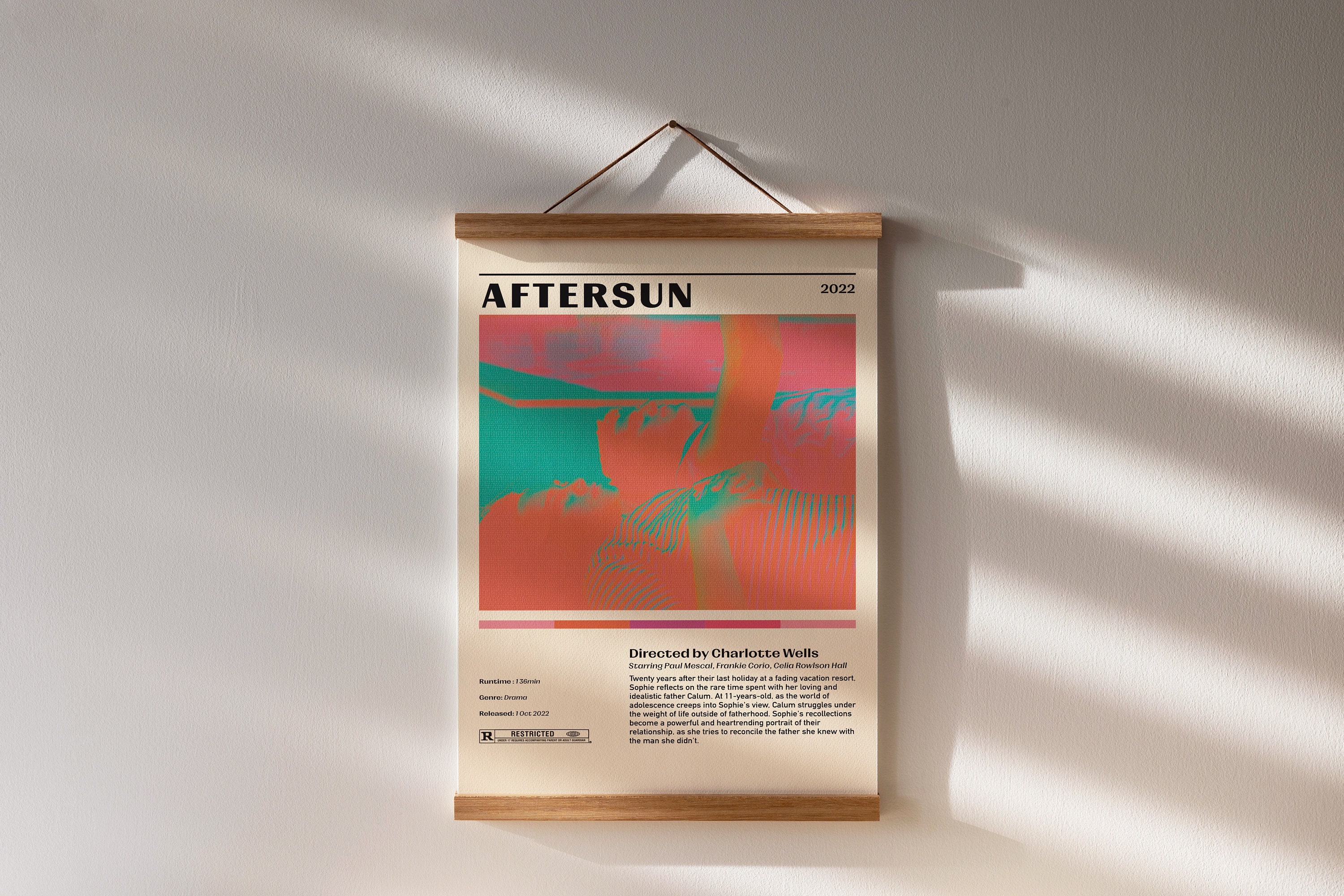 Aftersun 2022 Film Poster PRINTABLE Digital Movie Wall Art Etsy Ireland