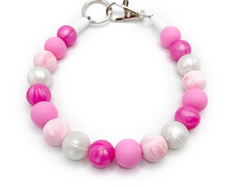 Personalized Silicone Beaded Dog Collar: Boho Pet Pearls